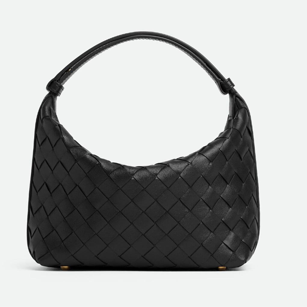 Bottega Veneta Wallace Underarm Shoulder Bag 754443 Intrecciato Woven Craftsmanship Nappa Lambskin Handbag Luxury Designer Mirror 9A 22cm