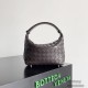 Bottega Veneta Wallace Underarm Shoulder Bag 754443 Intrecciato Woven Craftsmanship Nappa Lambskin Handbag Luxury Designer Mirror 9A 22cm