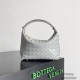 Bottega Veneta Wallace Underarm Shoulder Bag 754443 Intrecciato Woven Craftsmanship Nappa Lambskin Handbag Luxury Designer Mirror 9A 22cm