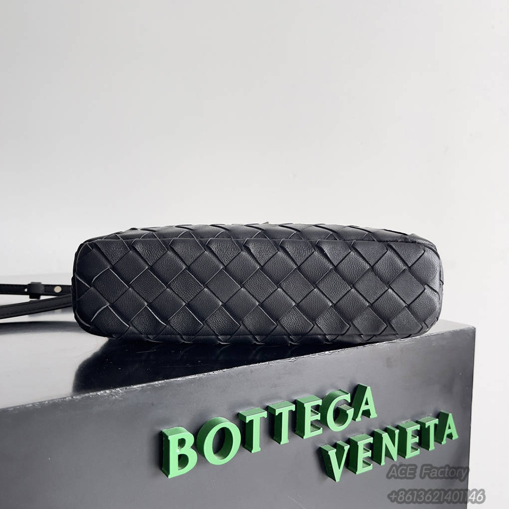 Bottega Veneta 24 Bang Bang Vanity Zip Crossbody Bag 789109 Intrecciato Woven Leather Cosmetic Case Handbag Luxury Designer Mirror 9A 22cm