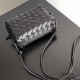 Bottega Veneta Mini Loop Camera   Crossbody Bag 723547 Intrecciato Lambskin Leather Signature Knot Luxury Designer Mirror 9A 17cm