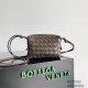 Bottega Veneta Mini Loop Camera   Crossbody Bag 723547 Intrecciato Lambskin Leather Signature Knot Luxury Designer Mirror 9A 17cm