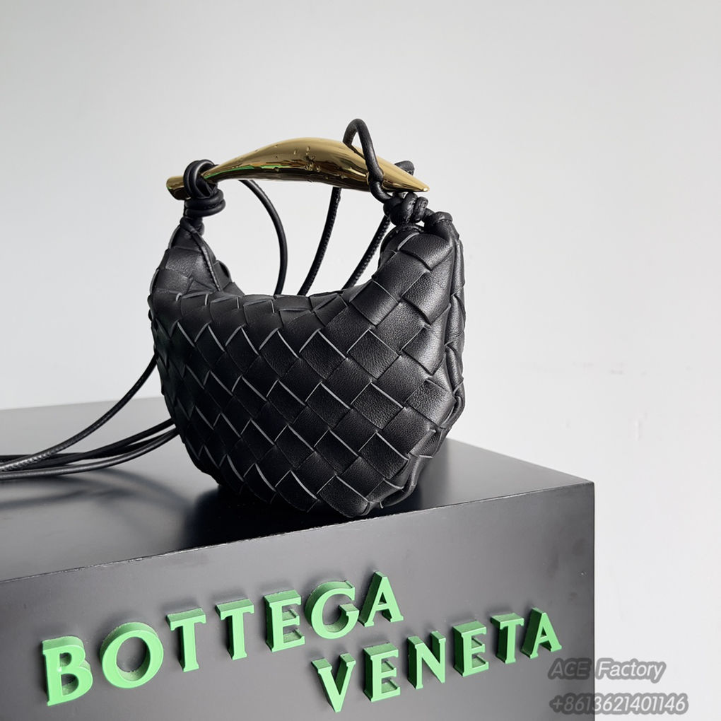 Bottega Veneta Mini Sardine Crossbody Bag 744267 Mini Intrecciato Lambskin Leather  Luxury Designer Mirror 9A 20cm