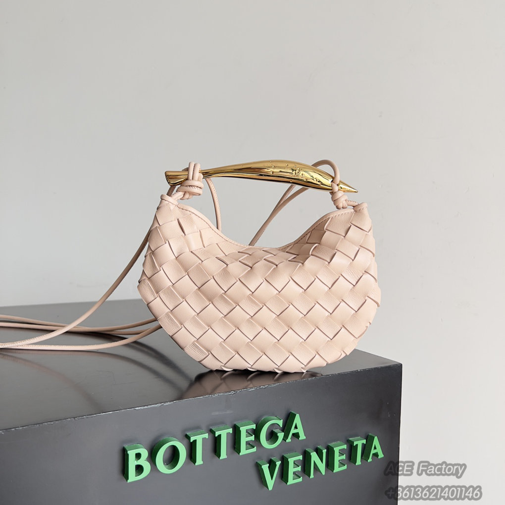 Bottega Veneta Mini Sardine Crossbody Bag 744267 Mini Intrecciato Lambskin Leather  Luxury Designer Mirror 9A 20cm