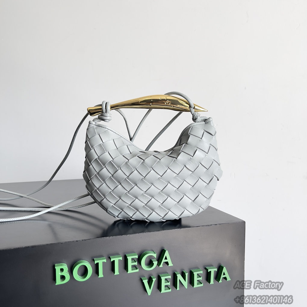 Bottega Veneta Mini Sardine Crossbody Bag 744267 Mini Intrecciato Lambskin Leather  Luxury Designer Mirror 9A 20cm