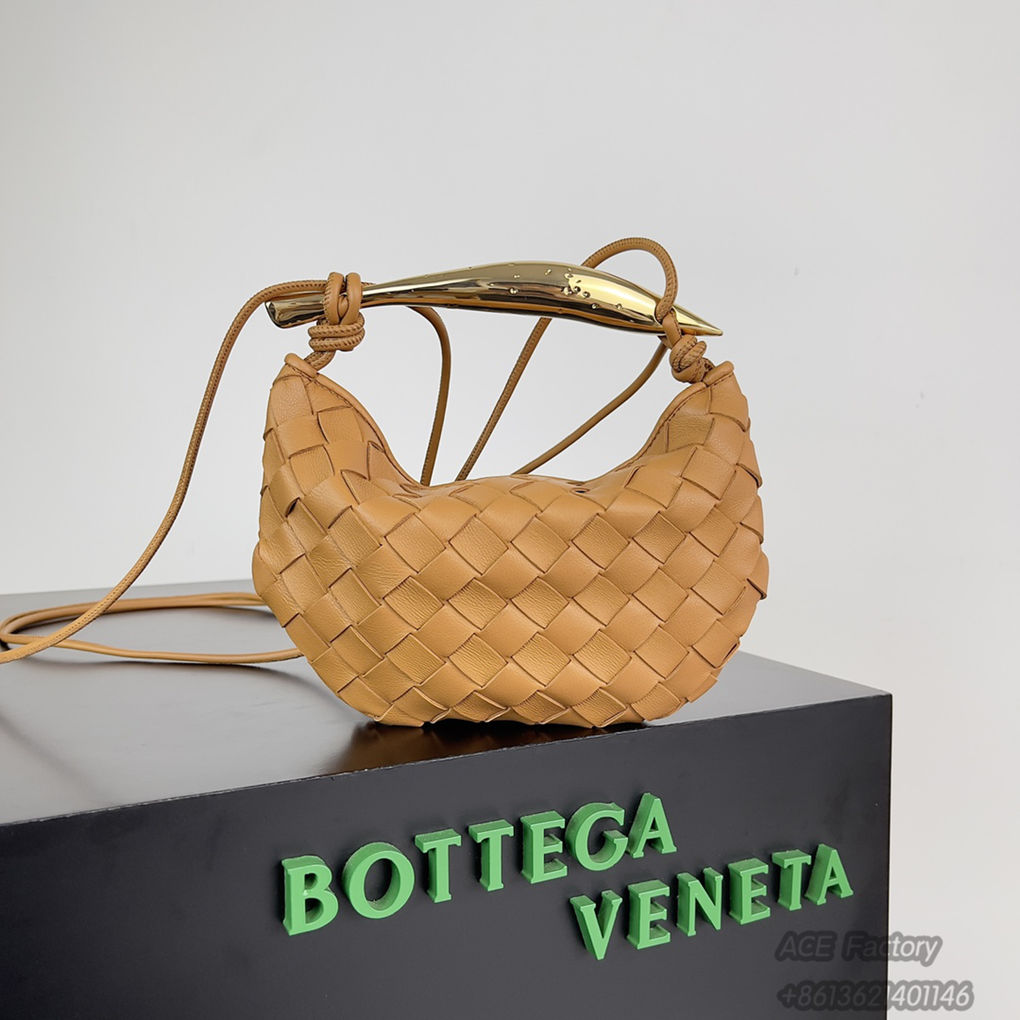 Bottega Veneta Mini Sardine Crossbody Bag 744267 Mini Intrecciato Lambskin Leather  Luxury Designer Mirror 9A 20cm