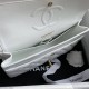 Chanel Classic Flap Bag A01112 Smooth Lambskin and Caviar Elegant Simple 7A High Quality Replica Handbag 25.5cm