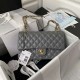 Chanel Classic Flap Bag A01112 Smooth Lambskin and Caviar Elegant Simple 7A High Quality Replica Handbag 25.5cm