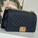 Chanel leboy caviar 67086 fine ball pattern CNITFR classic popular HandBag 9A mirror quality 25cm   Virginie Viard  Karl Lagerfeld 