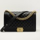 Chanel leboy caviar 67086 fine ball pattern CNITFR classic popular HandBag 9A mirror quality 25cm   Virginie Viard  Karl Lagerfeld 