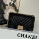 Chanel leboy caviar 67086 fine ball pattern CNITFR classic popular HandBag 9A mirror quality 25cm   Virginie Viard  Karl Lagerfeld 