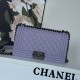 Chanel leboy caviar 67086 fine ball pattern CNITFR classic popular HandBag 9A mirror quality 25cm   Virginie Viard  Karl Lagerfeld 