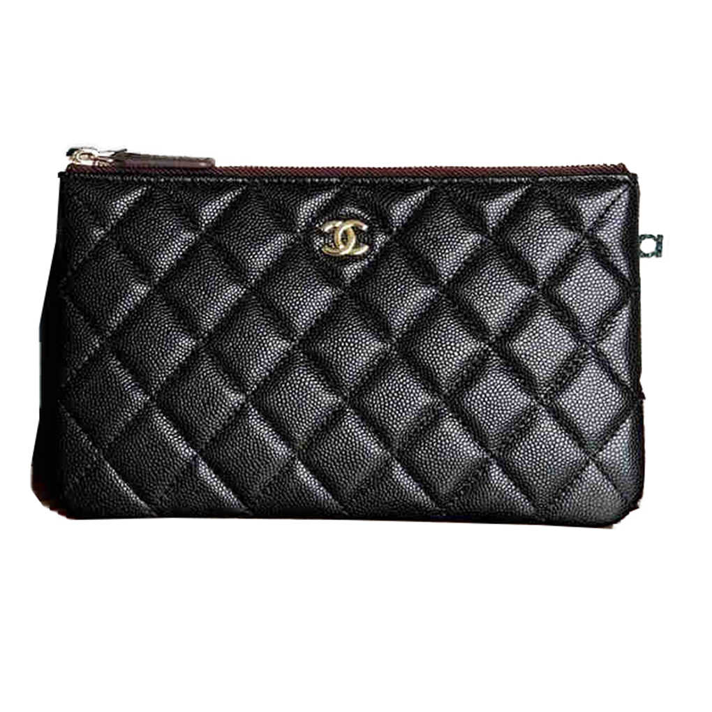 Chanel Clutch Card Holder Wallet AP1071 Purse Top Layer Leather New Ball Pattern Diamond Carry-On Bag 9A Mirror Quality 20cm