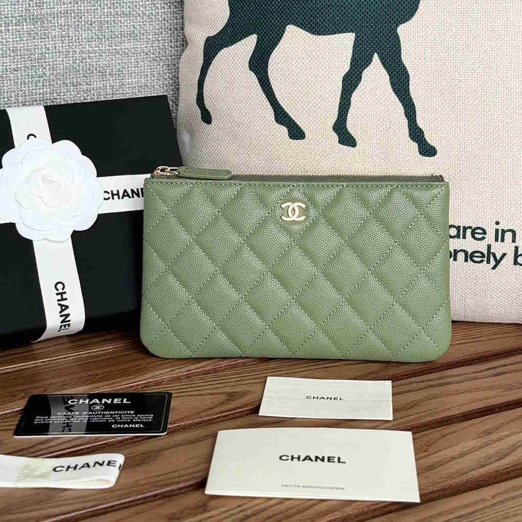 Chanel Clutch Card Holder Wallet AP1071 Purse Top Layer Leather New Ball Pattern Diamond Carry-On Bag 9A Mirror Quality 20cm