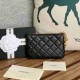 Chanel Pendant Coin Purse A50168 Top Leather Hardware, Diamond Pattern Wallet First Layer Cowhide New 9A Mirror Quality 14cm