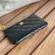 Chanel Pendant Coin Purse A50168 Top Leather Hardware, Diamond Pattern Wallet First Layer Cowhide New 9A Mirror Quality 14cm