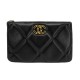 CHANEL 19 Series Lambskin Purse Wallet AP1059 Clutch Bag 9A Quality Luxury Designer 20cm.