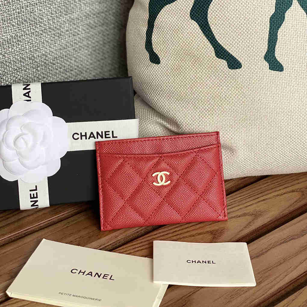 CHANEL Classic Card Holder Caviar Classic Wallet AP0213 9A Quality Luxury Design Wallet 11cm