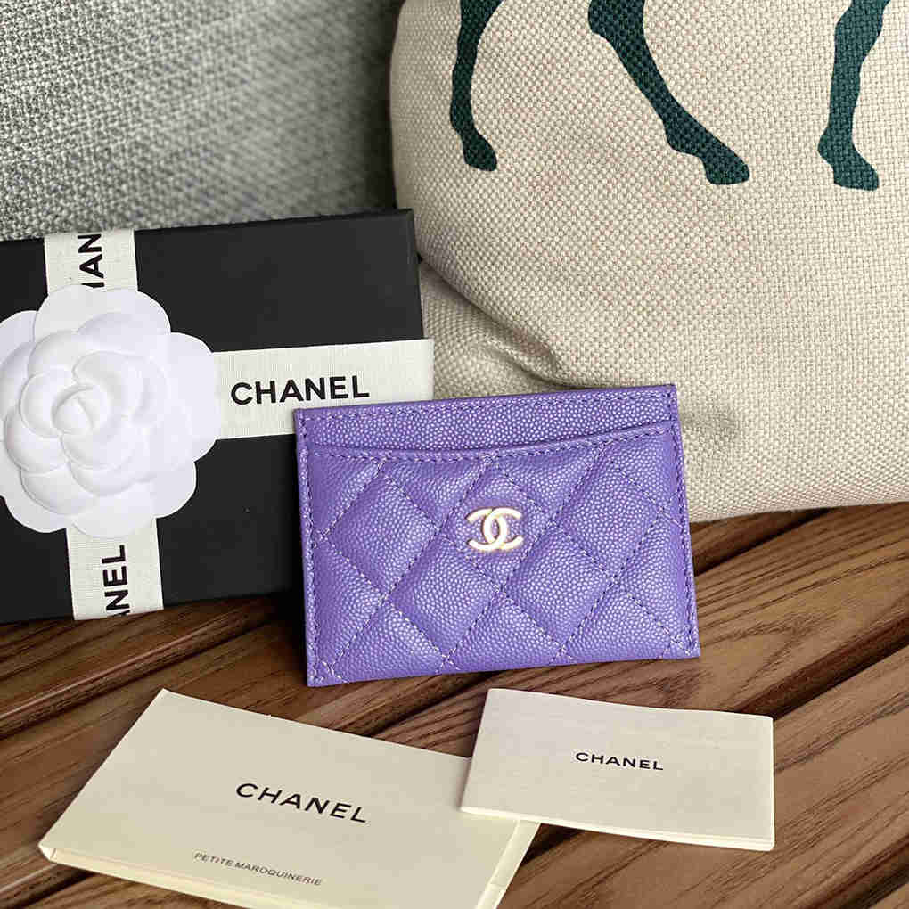 CHANEL Classic Card Holder Caviar Classic Wallet AP0213 9A Quality Luxury Design Wallet 11cm