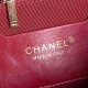 Chanel 24k Bowling Shoulder Bag Shiny Cowhide With Vintage Metal 9A Mirror Quality Luxury Design Handbag 33cm