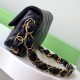 Chanel 24k New Underarm Flap Handbag Classic AS5174 CC Metal Chain 9A Mirror Quality Luxury Design 21cm