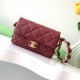 Chanel 24k New Underarm Flap Handbag Classic AS5174 CC Metal Chain 9A Mirror Quality Luxury Design 21cm