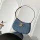 CELINE TILLY TRIOMPHE Underarm Bag Medium Shoulder Bag 115703 Casual Fashion Handbag Luxury Designer Mirror Quality 22cm