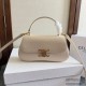 CELINE TILLY TRIOMPHE Underarm Bag Medium Shoulder Bag 115703 Casual Fashion Handbag Luxury Designer Mirror Quality 22cm