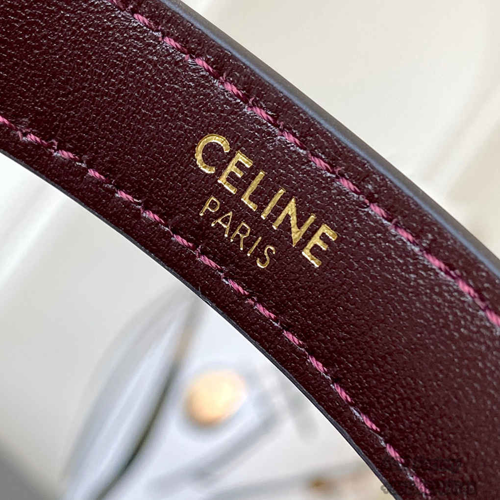 Celine 24 Teen Triomphe Garance Patent Calfskin Shoulder Bag 118053 Casual Fashion Handbag Luxury Designer Mirror Quality 18.5cm