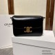 Celine Triomphe Bag Shiny Calfskin Shoulder Bags 187363 Handbag Luxury Designer Mirror Quality 22.5cm