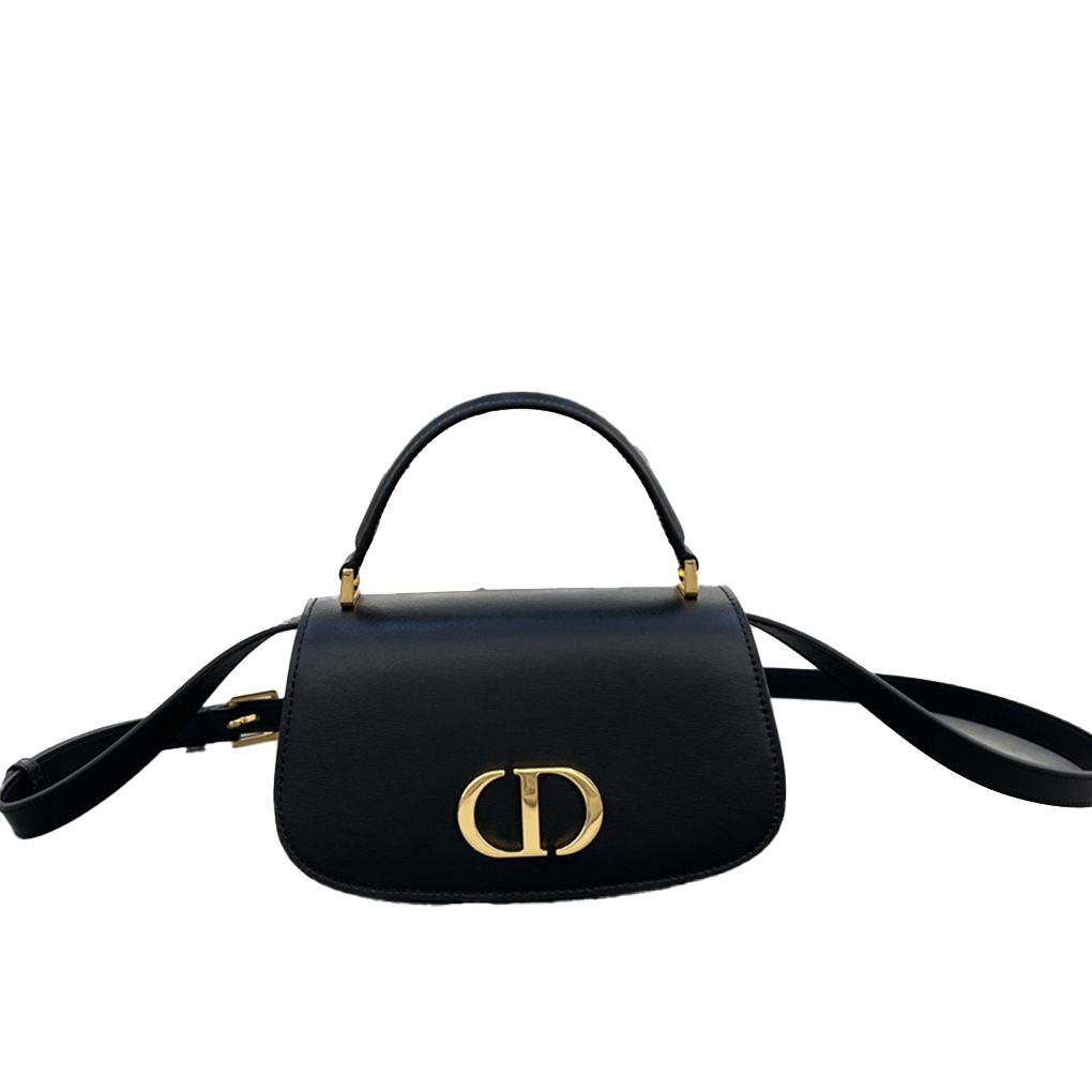 Dior 30 Montaigne Avenue Top Handle Bag 6530 Shiny Patent Leather 9A Mirror Quality Luxury Design 19 cm