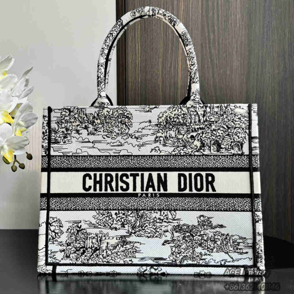 Dior Tote book 9A mirror quality luxury design 25 cm