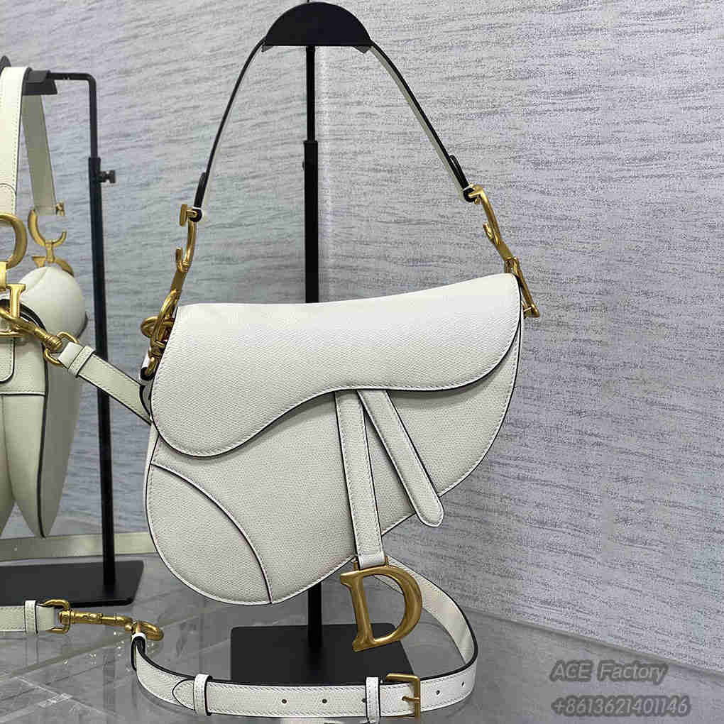 Dior Classic Women CD SADDLE Handbag Fashion Women Shoulder Bag 9A Mirror Quality Luxury Design 24cm