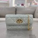 Christian Dior Classic Miss Caro Chain Handbag 5225 Large Raglan Fashion Women's Shoulder Bag 9A Mirror Quality Luxury Design Genuine Leather 19cm