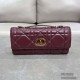 Christian Dior Miss Caro Top Handle Clutch 9A Mirrored Premium Luxury Designer Lambskin Leather 24cm