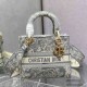 Christian Dior Dior Bag Lady Embroidery 6605 Tote Fashion Women Handbag 9A Mirror High Quality Luxury Design 24cm