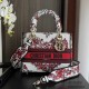 Christian Dior Dior Bag Lady Embroidery 6605 Tote Fashion Women Handbag 9A Mirror High Quality Luxury Design 24cm