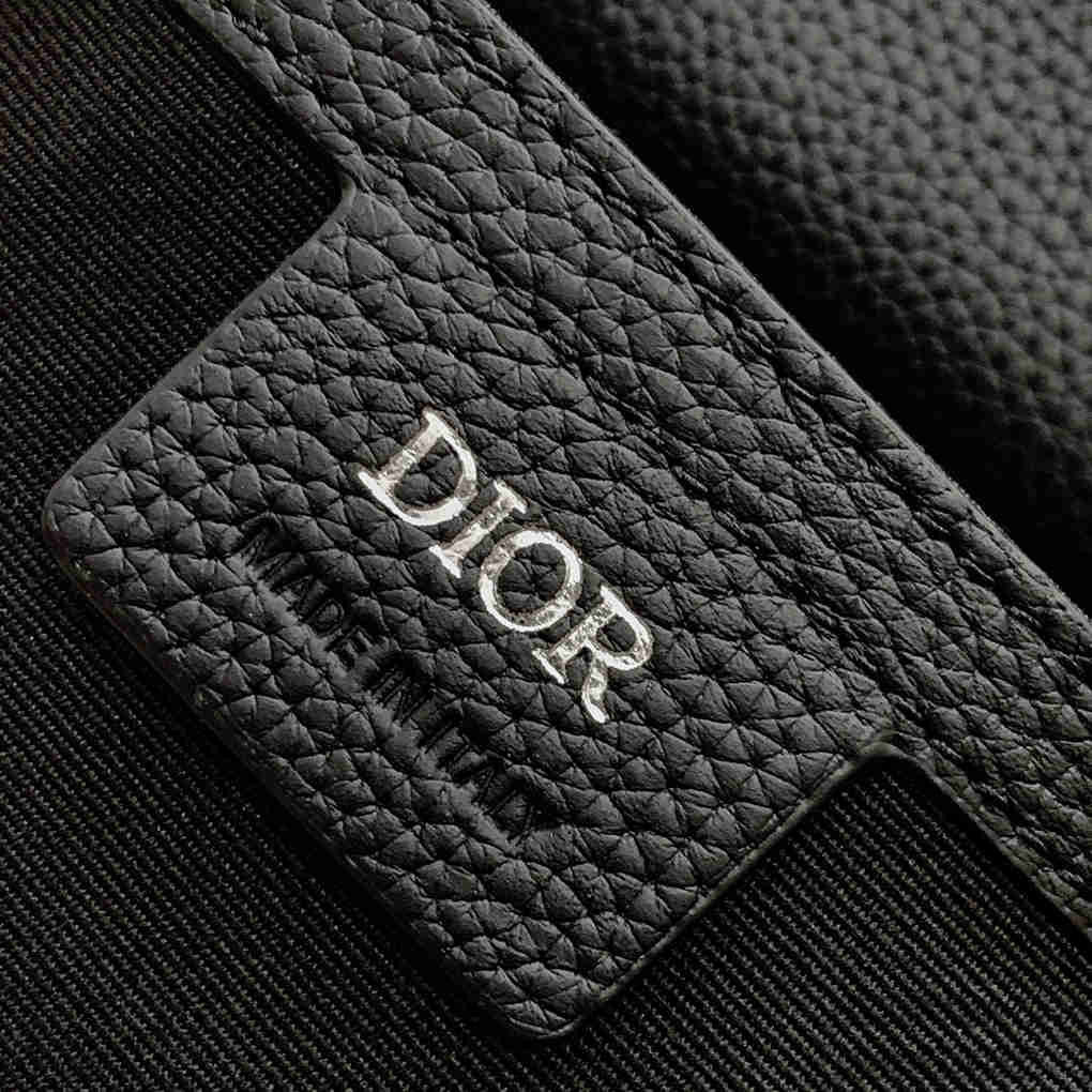 Christian Dior Men's Saddle Flap Messenger Bag Calfskin Printed Canvas 2ADCA435 9A Mirror Quality Luxury Design 19.5 cm