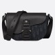 Christian Dior Men's Saddle Flap Messenger Bag Calfskin Printed Canvas 2ADCA435 9A Mirror Quality Luxury Design 19.5 cm