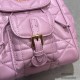 Christian Dior Caro Backpack 6302 Drawstring Bucket Bag Large Raglan Tote 9A Mirror Quality Luxury Design 18.5cm