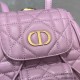 Christian Dior Caro Backpack 6302 Drawstring Bucket Bag Large Raglan Tote 9A Mirror Quality Luxury Design 18.5cm