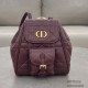 Christian Dior Caro Backpack 6302 Drawstring Bucket Bag Large Raglan Tote 9A Mirror Quality Luxury Design 18.5cm