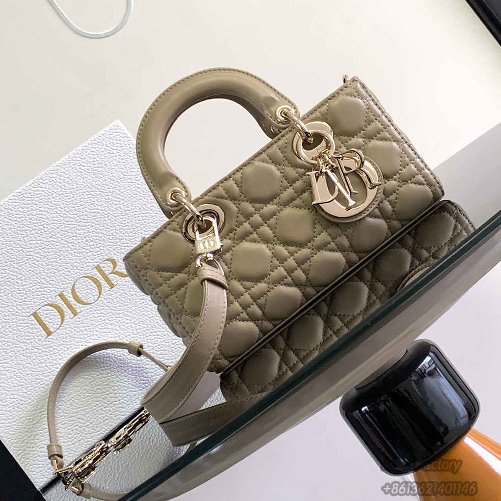 Christian Dior Lady D-Joy Handbag Lambskin Handbag Chain Leather Shoulder Strap 2540 9A Mirror Quality Luxury Design 26cm