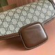 Gucci Horsebit 1955 Shoulder Bag Horsebit ‎602204 Supreme Canvas Top Genuine Leather 9A Quality Designer Luxury Crossbody GG 25cm