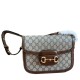 Gucci Horsebit 1955 Shoulder Bag Horsebit ‎602204 Supreme Canvas Top Genuine Leather 9A Quality Designer Luxury Crossbody GG 25cm