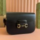 Gucci Horsebit 1955 Shoulder Bag Horsebit ‎602204 Supreme Canvas Top Genuine Leather 9A Quality Designer Luxury Crossbody GG 25cm