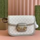 Gucci Horsebit 1955 Shoulder Bag Horsebit ‎602204 Supreme Canvas Top Genuine Leather 9A Quality Designer Luxury Crossbody GG 25cm