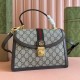 Gucci Orphidia Collection 651055 Web Handbag GG Supreme Canvas Premium Genuine Leather Luxury Designer Shoulder Bag 9A 25cm