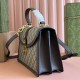 Gucci Orphidia Collection 651055 Web Handbag GG Supreme Canvas Premium Genuine Leather Luxury Designer Shoulder Bag 9A 25cm