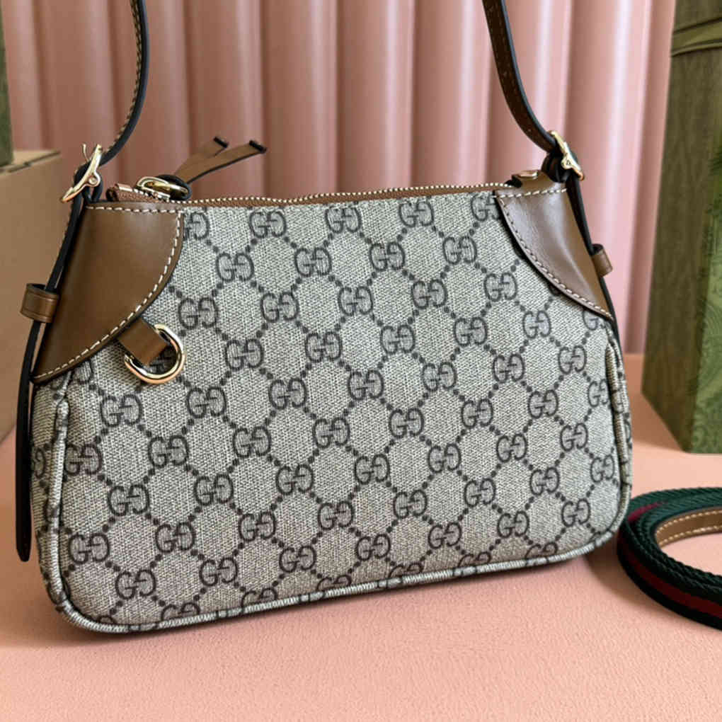 Gucci GG Emblem 815218 Ophidia  Canvas PVC 9A Mirror Quality Designer Luxury Underarm Handbag 24.5cm